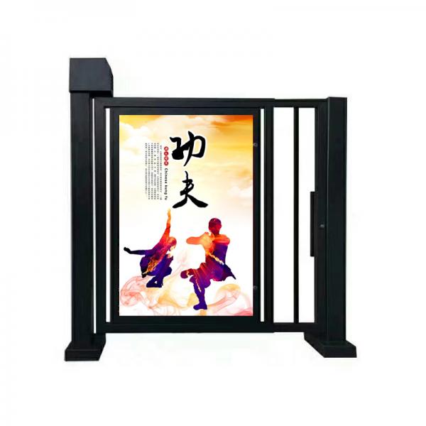 小区人行通道门，铁艺自动平开门，小区刷卡门禁，电动铁艺平移门，莘县人行通道门厂家