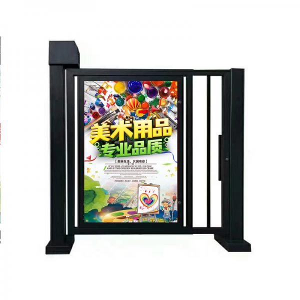 小区人行通道门，铁艺自动平开门，小区刷卡门禁，电动铁艺平移门，枣庄人行通道门厂家