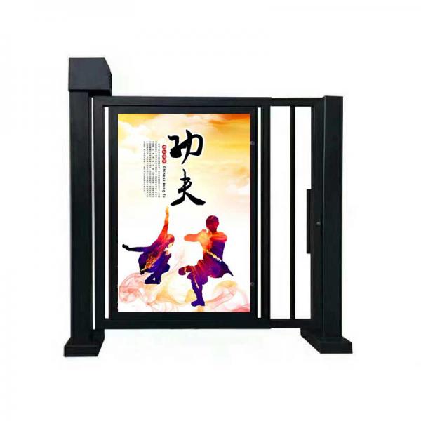 小区人行通道门,铁艺自动平开门,小区刷卡门禁,电动铁艺平移门,随州人行通道门厂家