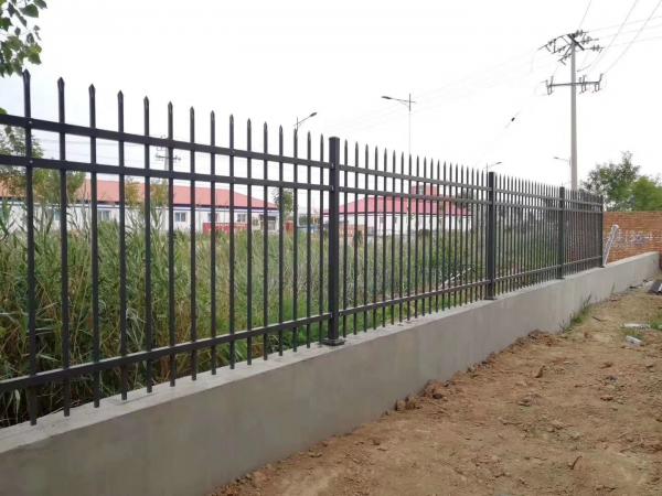 潍坊户外庭院围墙护栏 带装饰花围墙护栏小区护栏 围网护栏铁艺护栏锌钢护栏