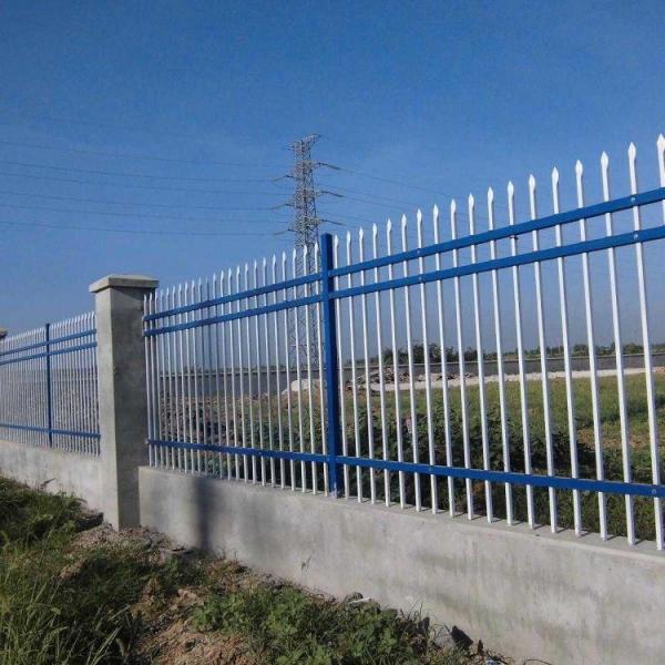 青岛锌钢护栏 围墙护栏 隔离围栏 户外庭院护栏 小区阳台 别墅围墙栅栏 华一护栏
