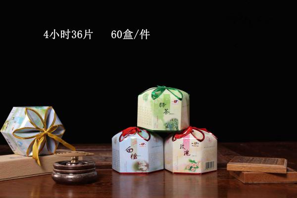 绿茶 白檀 玫瑰（盘香36片）