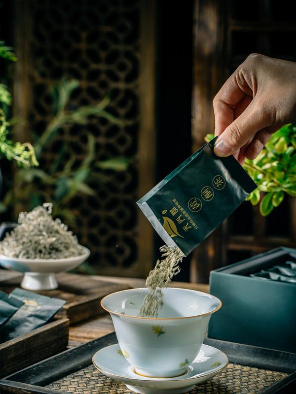 天门郡黄酮茶40g张家界特级+级莓茶土家解酒护龙须肝花茶送礼盒装